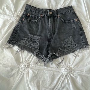 Garage denim shorts